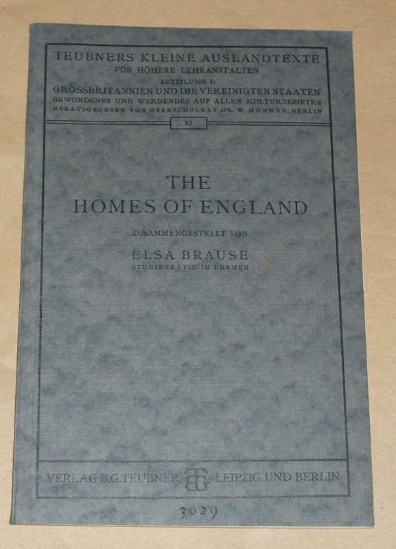 Brause, The Homes of England.