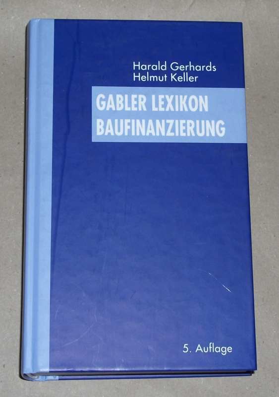 Gerhards, Gabler-Lexikon Baufinanzierung