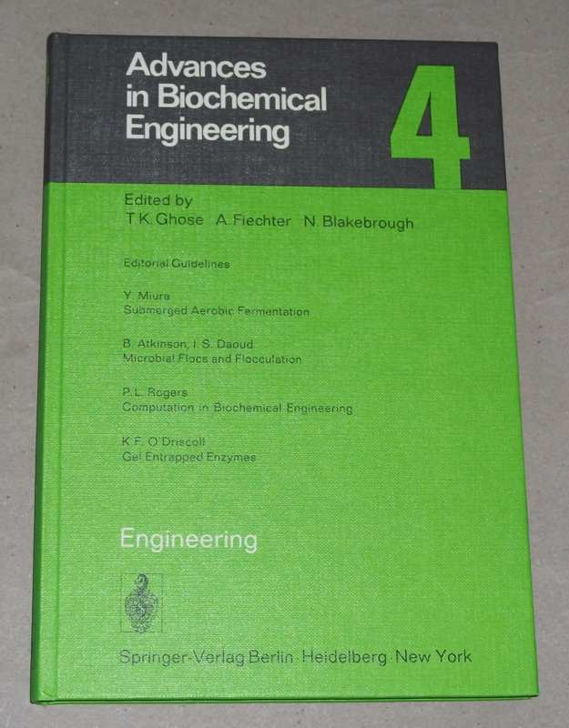 Ghose, Advances in biochemical engineering 4