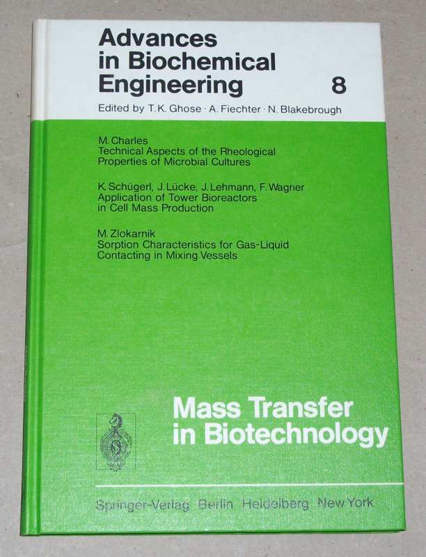 Ghose, Advances in biochemical engineering 8