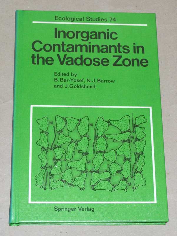 Bar-Yôsef, Inorganic contaminants in the vadose zone