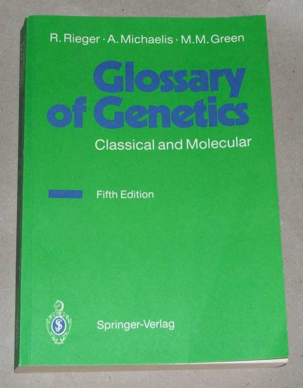 Rieger, Glossary of genetics