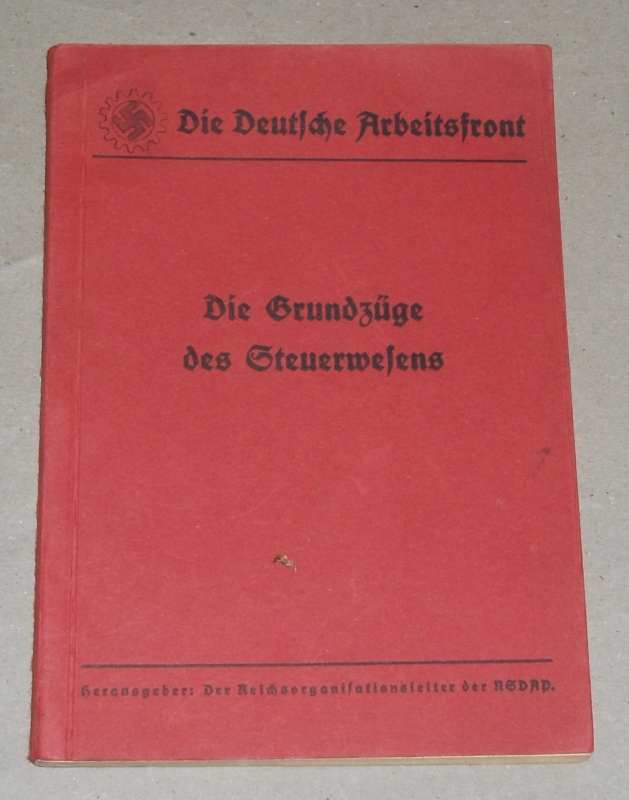 Vollnberg, Die Grundzüge des Steuerwesens