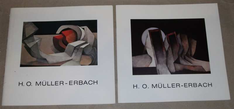 Müller-Erbach, Mischtechniken Gouachen Druckgrphik / Bilder Gouachen Druckgraphi