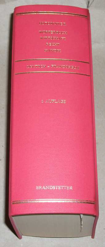 Potonnier, Wörterbuch für Wirtschaft, Recht und Handel. Band 1: Deutsch-Französi