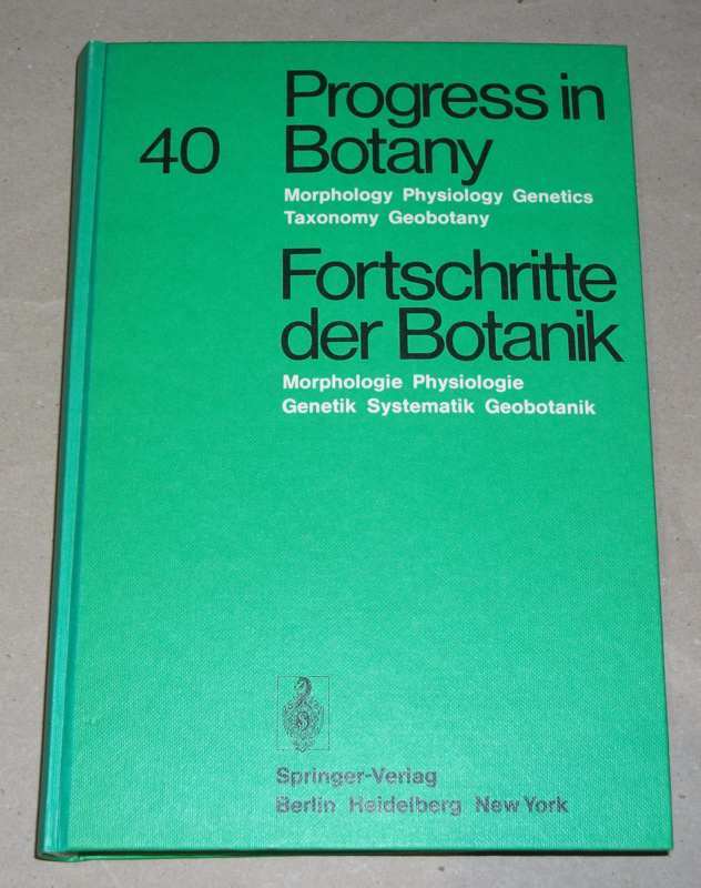 Progress in botany. Fortschritte der Botanik Band 40