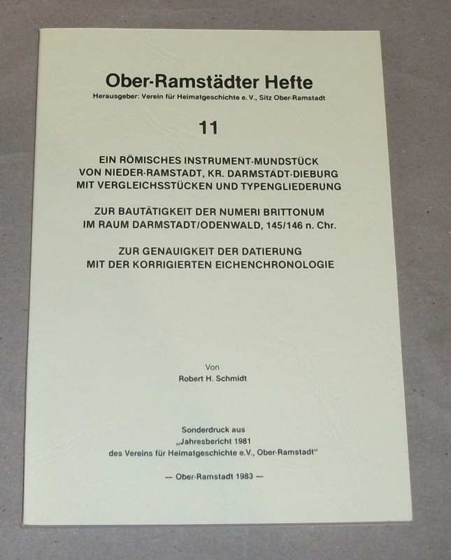 Schmidt, Ein römisches Instrument-Mundstück von Nieder-Ramstadt