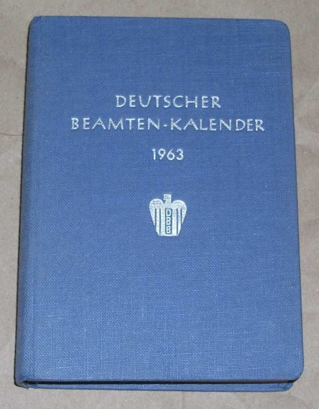 Deutscher Beamten-Kalender 1963