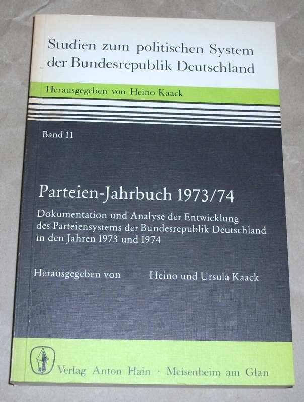 Kaack, Parteien-Jahrbuch 1973 / 74