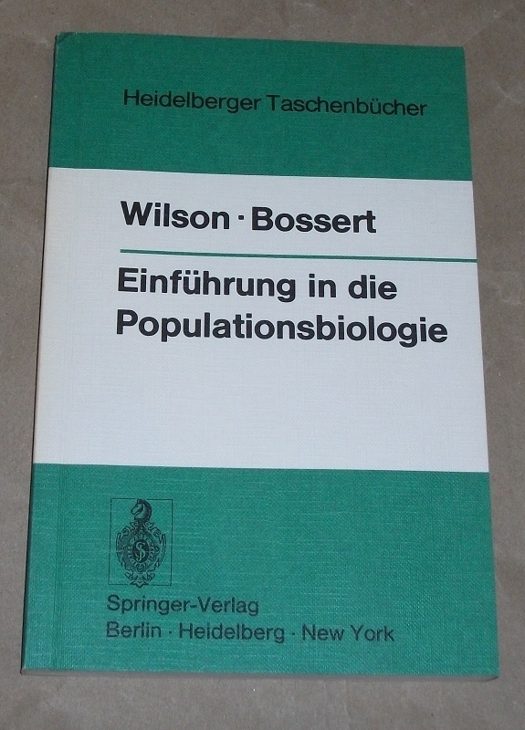 Wilson, Einführung in die Populationsbiologie