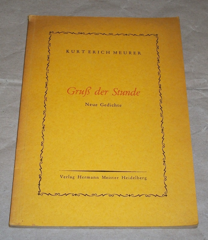 Meurer, Gruss der Stunde.