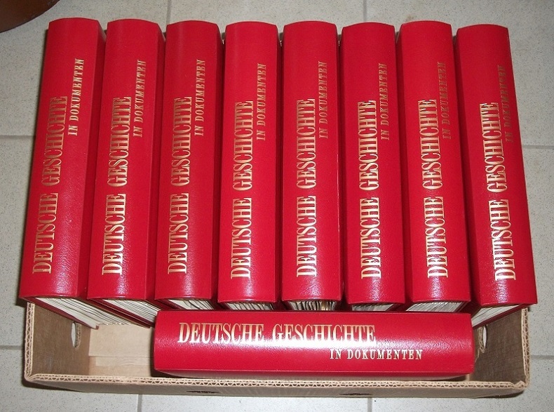 Deutsche Geschichte in Dokumenten. 9 Sammelordner mit Lieferungen.