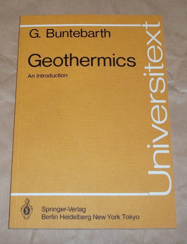 Buntebarth, Geothermics.