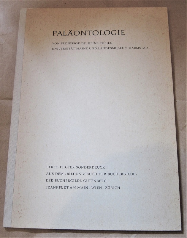 Tobien, Paläontologie.