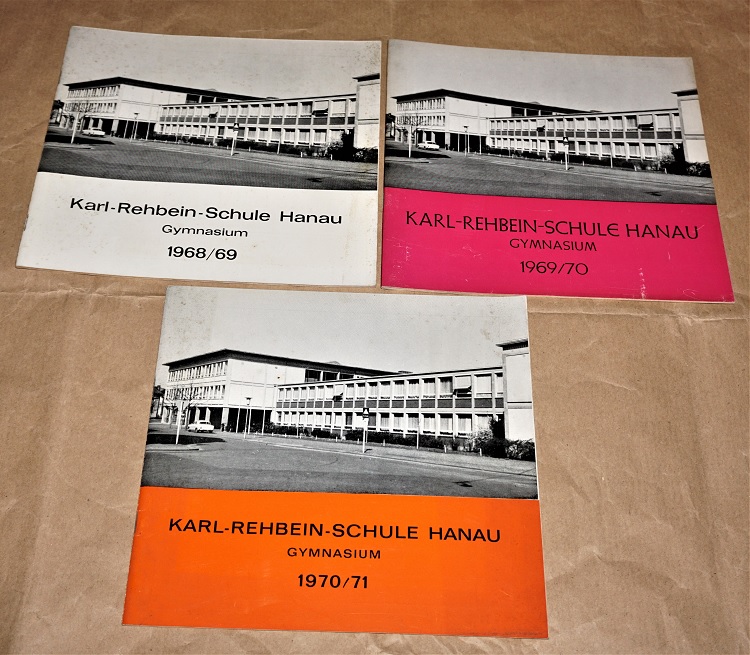 Karl-Rehbein-Schule: Karl-Rehbein-Schule Hanau Gymnasium Jahresberichte 1968/69 / 1969/70 / 1970/71.