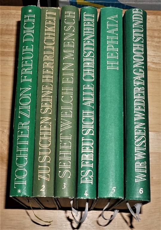 Predigtgedanken aus Vergangenheit und Gegenwart Reihe A Alte Evangelien Band 1-6 (komplett).