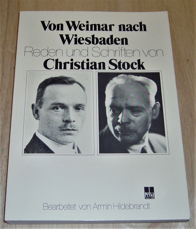 Stock, Von Weimar nach Wiesbaden.
