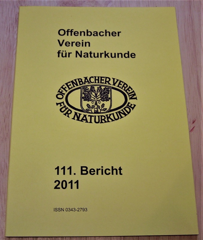 Offenbacher Verein für Naturkunde (Hrsg.): 111. Bericht des Offenbacher Vereins für Naturkunde.