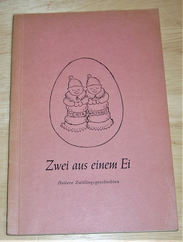 Walig, Zwei aus einem Ei. Signiert.
