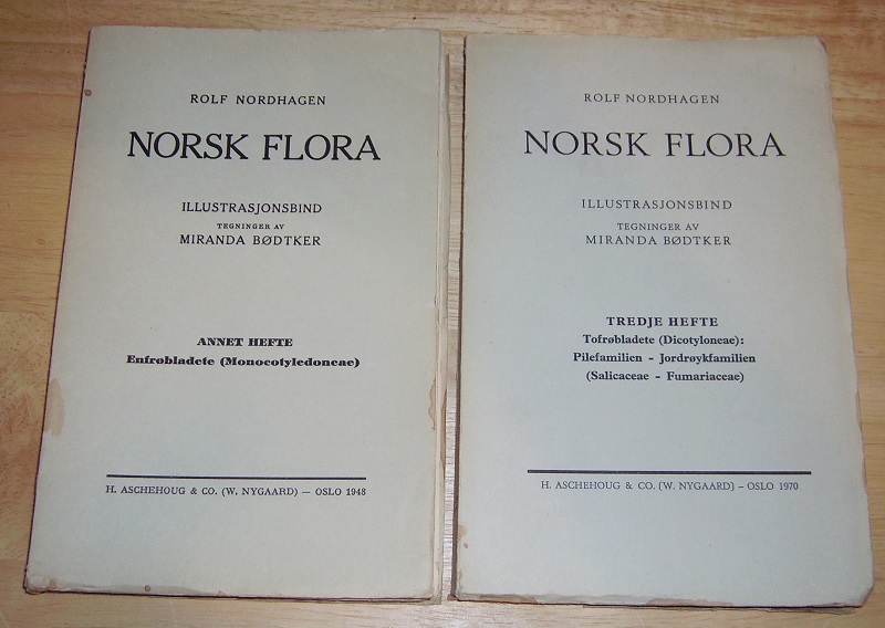 Nordhagen, Norsk flora. Anet + Tredje Hefte.