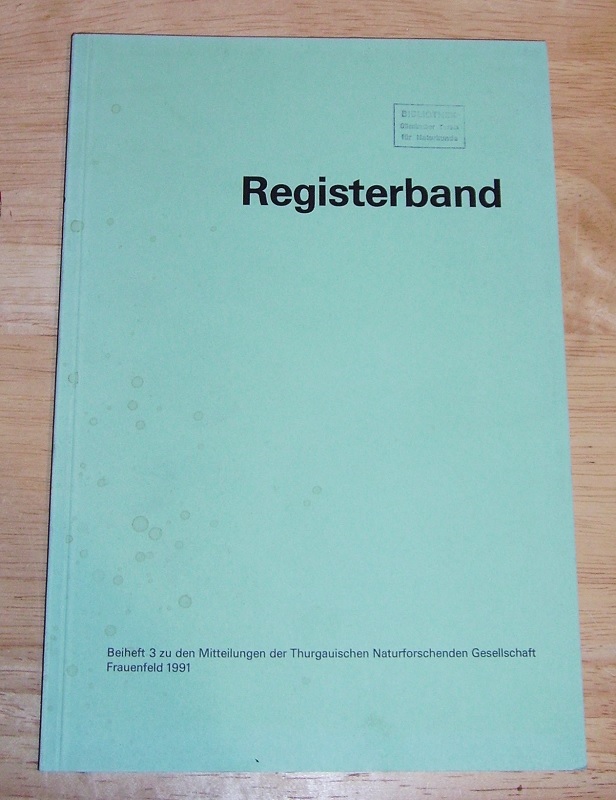 Entress, Registerband.