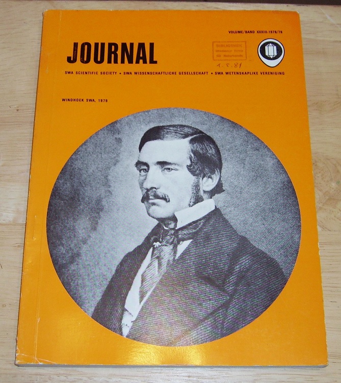 Southwest Africa Scientific Society: Journal. Band XXXIII 1978/1979.