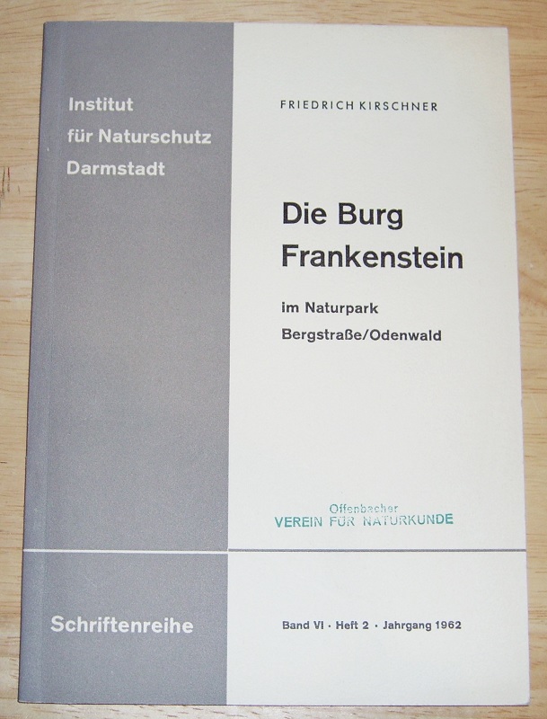 Kirschner, Die Burg Frankenstein im Naturpark Bergstrasse/Odenwald.