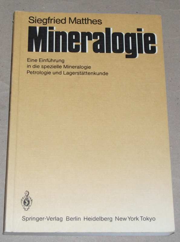 Matthes, Mineralogie