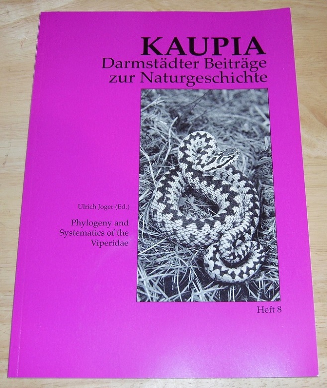 Joger, Phylogeny and Systematics of the Viperidae.