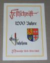 Festschrift 1200 Jahre Groß-Rohrheim
