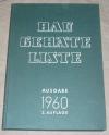 Baugeräteliste Ausgabe1960