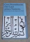 Nooteboom, Der Laut seines Namens