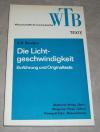 Sanders, Die Lichtgeschwindigkeit.