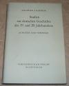 Kaehler, Studien zur deutschen Geschichte des 19. und 20. Jahrhunderts.