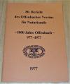 Offenbacher Verein für Naturkunde (Hrsg.): 80. Bericht des Offenbacher Vereins für Naturkunde: 1000 Jahre Offenbach 977 - 1977.