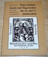Mintzel, Hofer Einblattdrucke und Flugschriften des 16. und 17. Jahrhunderts.