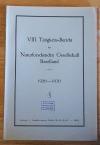 Tätigkeitsberichte der Naturforschenden Gesellschaft Baselland Band VIII. Berichtsjahre 1926-1930.