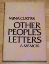 Curtiss, Other people's Letters.