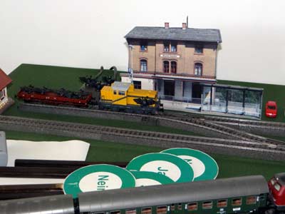 Ratespiel mit Eisenbahn